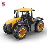Tracteur agricole et camion télécommandés Volvo E359-003 sous licence JCB, échelle 1:18, avec câble USB et radiocommande 2,4 GHz