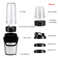 Blender Nutri 1000W, mixeur pour smoothies, centrifugeuse, blender pour smoothies aux fruits