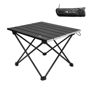 Mini mesa de aluminio ligera Moonlence, portátil para mochileros y camping en la playa, muebles plegables para exteriores - Product Image 1