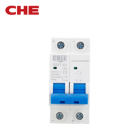 Disjoncteur miniature CHEN MCB DC 2P 25A 6kA pour rail DIN, protection des panneaux solaires, interrupteur électrique