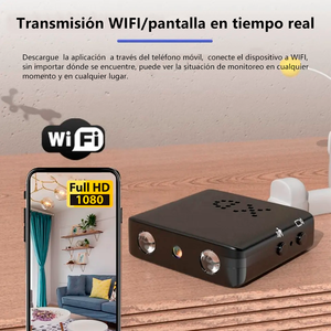 Mini cámara WiFi 1080P inalámbrica <span class=keywords><strong>para</strong></span> interiores pequeña niñera IP cámara <span class=keywords><strong>de</strong></span> seguridad <span class=keywords><strong>para</strong></span> el hogar, minúsculas vigilancia - Product Image 3
