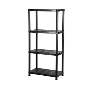 <strong>Plastic</strong> <strong>Shelf</strong> 28WX15DX53H Inch 4 Tier Storage Shelving <strong>Unit</strong> - Product Image 6