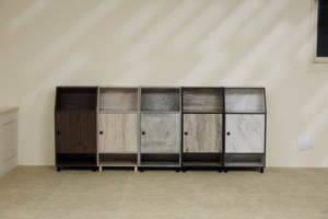 Venta al por mayor de tableros de partículas gabinete de almacenamiento de estilo moderno movible sala de estar y dormitorio gabinete de almacenamiento - Product Image 2