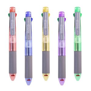 Manufacturer Wholesale Smooth Ballpoint <b>Pen</b> Plastic Multicolor Body with 4 <b>Color</b> Ink Custom Logo 0.5mm Writing Width Promotions - Product Image 6