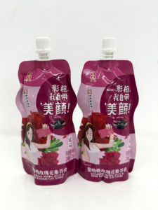 Venta al por mayor Multi Sabor Saludable Rose Red Bean Original Herbal Jelly Drink Succión Guiling Jelly Drink - Product Image 2