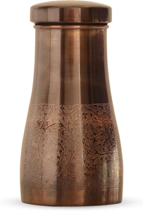 Wholesale Supply Copper Water <b>Bottle</b> Reusable <b>Metal</b> <b>Drinking</b> <b>Bottle</b> for Daily Hydration Travel Gym and Office Use - Product Image 2