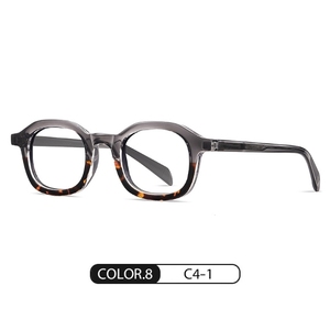 New Blue Polygon Retro Acetate <b>Sunglasses</b> with UV400 Polarizing Lenses TR90 Frame Anti-Blue Wholesale Cross-Border Glasses - Product Image 5