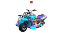 HUAQIN Moto de loisirs commerciale de 3e génération pour parents et enfants, améliorée, pour centre commercial et place publique