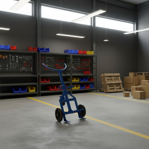 Chariot à roues pour fûts, chariot de manutention robuste, chariot manuel pour fûts, équipement de manutention industrielle - Product Image 2