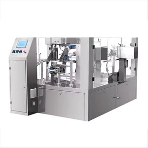 Machine de remplissage automatique rotative pour sachets à bec verseur, machine d'emballage à grande vitesse pour sachets debout pour les sauces à salade, les sauces et les liquides - Product Image 2