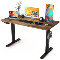 Bureau debout électrique OEM réglable en hauteur, 3 positions de hauteur mémorisables, bureau assis-debout pour le bureau à domicile et la station de travail informatique
