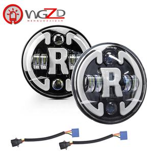 New Product DOT and Emark 90W <strong>Headlight</strong> 7inch Round LED 7" Head Light for jeep wrangler for Hummer and for <strong>harley</strong> Davidson - Product Image 1