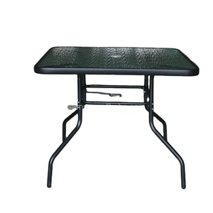 Table basse en verre trempé OEM, moderne, pour jardin, balcon, extérieur, T9090 - Product Image 3