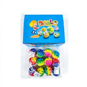 <b>Rainbow</b> Plastic Bouncy Balls 7cm 12Pcs Cartoon Display Box with OPP <b>Bag</b> for Kids Play - Product Image 1