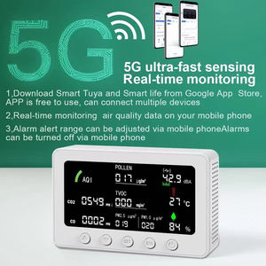 <span class=keywords><strong>Monitor</strong></span> de Qualidade do Ar Interno em Tempo Real Controlador IoT Tuya Wifi Detector de <span class=keywords><strong>CO2</strong></span> Monóxido de Carbono e TVOC RS485 com Detecção de Ruído - Product Image 6