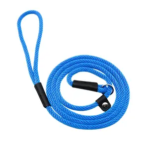 Multiwarna kuat dan nyaman pelatihan anjing Lead Rolled tali nilon kerah kepala dengan hewan awet disesuaikan berkelanjutan - Product Image 1