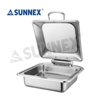 Sunnex Plats de cuisine en acier inoxydable Fournitures de restauration pour buffet et restaurant Équipement de service hôtelier
