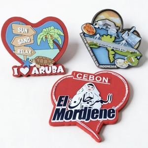 Magnete per Frigorifero 2D 3D Promozionale, Logo Personalizzato, Souvenir Regalo, Magnete in PVC Morbido, Regali di Viaggio per Paesi del Sud America - Product Image 1