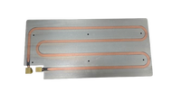 Refroidisseur d'eau liquide à faible entretien, plaque froide liquide, refroidisseur d'eau en aluminium, refroidisseur d'eau personnalisé pour système de refroidissement du processeur