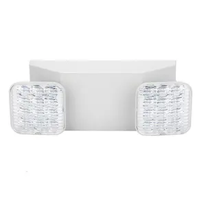 Automatische Gemonteerd Op De Muur 220V 110V 2*3W Oplaadbare Lamp Muur Gemonteerde Led Emergency licht