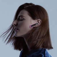 Auricular de intercomunicación global con gancho para la oreja C1 4G POC personalizado | Mini radio de comunicación portátil | Walkie Talkie con tarjeta SIM de largo alcance 5000km