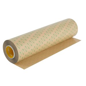 Cinta Adhesiva de Transferencia 3M 468MP Transparente de 24 Pulgadas x 60 Yardas, 5 Mil, Espuma de Doble Cara para Componentes Electrónicos y Uso Industrial - Product Image 1