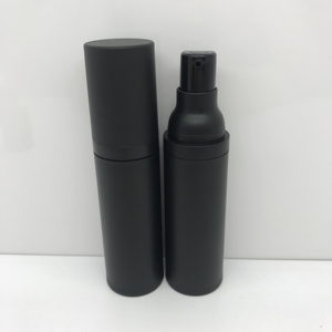 Nuevo diseño, 15ml, 20ml, 30ml, 50ml, botella de bomba de loción sin aire negra mate, botella de pulverizador de niebla fina sin aire - Product Image 5