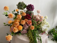 A-2020 Boules de fleurs artificielles en soie de haute qualité pour centre de table, petites compositions vertes pour décoration de mariage, événements et fêtes