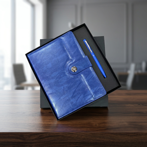 Agenda Ejecutiva A5 y Juego de Bolígrafos Metálicos con 100 Hojas, Cuaderno de Tapa Dura de PU con Impresión UV para Uso en Oficina y Regalo Corporativo - Product Image 2