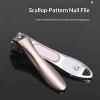 Coupe-ongles pour doigts et orteils, grandes et petites tailles, manucure adulte, utilisation portable à domicile, acier au carbone, bouche plate, acier dur