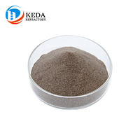 Grain d'alumine fondue brune/poudre de corindon brun de dynamitage Keda