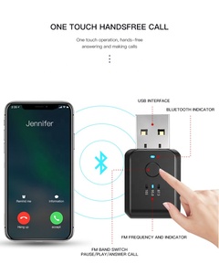 HIGI Bộ Thu Phát Bluetooth 5.1 FM01 Cho Xe Hơi Bộ Âm Thanh Ô Tô Không Dây Nguồn USB Mini Gọi Rảnh Tay Cho Đài Fm Xe Hơi - Product Image 3