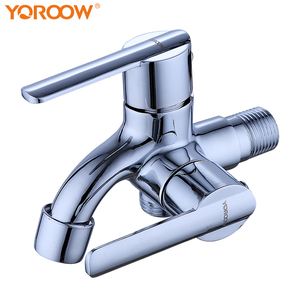 <span class=keywords><strong>Grifo</strong></span> de <span class=keywords><strong>doble</strong></span> manija montado en la pared, accesorio de cuerpo de Zinc, <span class=keywords><strong>doble</strong></span> función, agua fría, <span class=keywords><strong>doble</strong></span> salida, <span class=keywords><strong>lavadora</strong></span> - Product Image 1