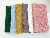 Tissu de broderie à œillets de haute qualité, tissu de dentelle en Voile africain doux nigérian pour robe