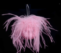 Boule de Noël en plumes de dinde naturelle noire rouge pour arbre de Noël ornement Festival automne décor fête vacances approvisionnement cadeaux artisanat
