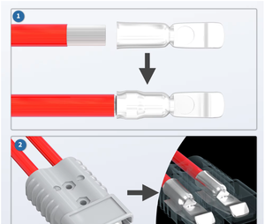 AP-350 350A 2/0 AWG Koper 1p Batterijvoedingsconnector 12V Snelkoppeling Stekker Lier Bedradingset voor Camper - Product Image 3