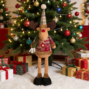 Muñeco de Nieve Colgante de Navidad para Decoración del Hogar, Muñecos de Navidad de Altura Ajustable - Product Image 6