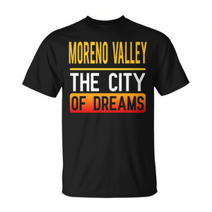 T-shirt souvenir de Moreno Valley, la ville des rêves, Californie - Product Image 2