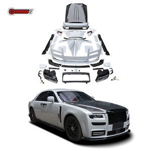 ชุดแต่งตัวถังคาร์บอนไฟเบอร์ครึ่งชิ้น MSY รุ่นที่ 4 สำหรับ Rolls Royce Ghost รุ่นเก่าเป็นรุ่นใหม่ ประกอบด้วยกันชนหน้า สเกิร์ตข้าง บังโคลน ฝากระโปรงหน้า - Product Image 1