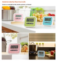 Temporizador Digital de Cocina LCD Magnético Grande de Plástico con Cronómetro, Alarma y Soporte, Ecológico, Funciona con Pilas AAA, Práctico para Cocinar