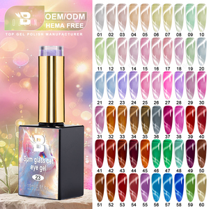 BOZLIN NOUVEAUTÉ Vernis à ongles gel œil de chat 3μm sans HEMA sans TPO, gel <span class=keywords><strong>UV</strong></span> œil de chat, prix d'usine, vernis à ongles gel magnétique œil de chat - Product Image 1