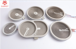 Elementos calefactores de cerámica elemento de superficie radiante bobina de calentamiento en miniatura horno de cerámica eléctrico disco conectado 230V/600W ~ 2000W - Product Image 6