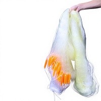 Nasse de pêche à trois couches épaissie et collante pour carpe crucian, filet de pêche en maille pour la mer de Chine