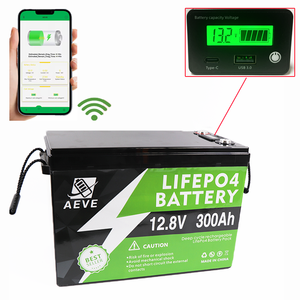 Batterie 12V à décharge profonde, 6000 cycles, 12V 50Ah 100Ah 200Ah 300Ah, batterie solaire au lithium fer phosphate - Product Image 1