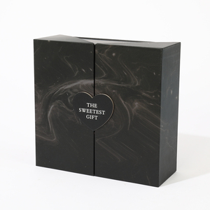 Cajas Rígidas con Relieve, Recubiertas, Hechas a Mano, Románticas, para el Día de San Valentín, para Perfumes, Cosméticos, Recuerdos, Regalos, Tamaño Personalizado de 2 mm, Cierre Magnético - Product Image 1