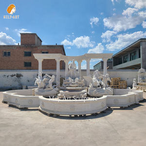 Grande <span class=keywords><strong>fontaine</strong></span> <span class=keywords><strong>de</strong></span> Trevi en marbre sculptée à <span class=keywords><strong>la</strong></span> main <span class=keywords><strong>de</strong></span> luxe d'extérieur pour <span class=keywords><strong>la</strong></span> décoration <span class=keywords><strong>de</strong></span> château et <span class=keywords><strong>de</strong></span> villa - Product Image 4