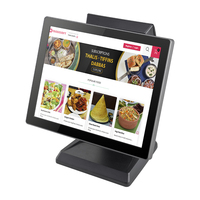 Terminaux de point de vente tout-en-un avec écran tactile pliable de 15,6 pouces, Windows, Intel I5/i7, 4 Go de RAM pour les systèmes de commande de nourriture dans les restaurants