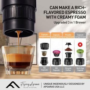 <b>Portable</b> Electric Espresso Machine, Travel <b>Coffee</b> <b>Maker</b> for Camping, Car <b>Coffee</b> <b>Maker</b> Self-Heating with USB-C - Product Image 4