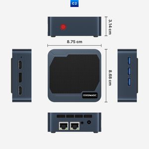 Origimagic C2 Mini PC Intel Twin Lake-N150 3.6GHz 12GB DDR5/512GB SSD kép 4k USB 3.2/wifi 5/BT 5.0 Ba hiển thị cho nhà - Product Image 4