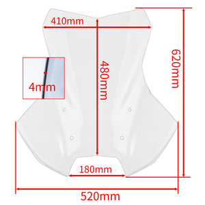 XXUN <span class=keywords><strong>Moto</strong></span> Double <span class=keywords><strong>Bulle</strong></span> Pare-Brise Déflecteur pour BMW R1300GS R1300 GS 2024 2025 Grand Pare-Brise Pare-Brise Écran Visière - Product Image 6